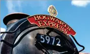  ??  ?? The Hogwarts Express train used in the Harry Potter movies is an actual train that runs even today in Scotland. The line winds through gorgeous settings, including Highland valleys and lochs.