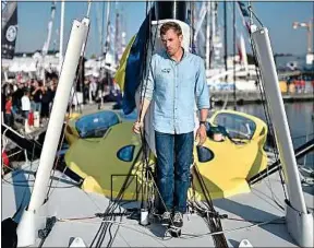  ??  ?? Thomas Ruyant espère viser le podium lors du prochain Vendée Globe.