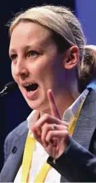  ??  ?? ‘Mocking fears’: Mhairi Black