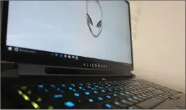  ??  ?? The Alienware Area 51m is an impressive laptop.