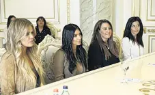  ?? AP ?? Reality TV star Kim Kardashian and her family, who have Armenian roots, met Prime Minister Hovik Abrahamyan last week