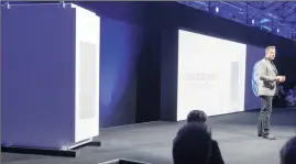  ?? PHOTO: BLOOMBERG ?? Elon Musk, the chief executive of Tesla Motors during the unveiling of the firm’s “Powerwall” in California in April. It is shipping its Powerwall battery system at a retail price of $350 per kilowatt-hour.