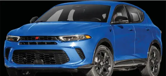  ?? ?? The 2024 Dodge Hornet R/T Plus compact CUV