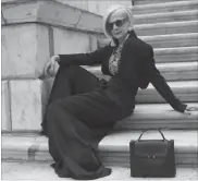  ?? COURTESY OF CALVIN LOM ?? Fordham University professor Lyn Slater never planned to be a fashion icon.