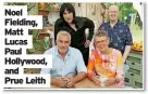  ?? ?? Noel Fielding, Matt Lucas Paul
Hollywood, and
Prue Leith