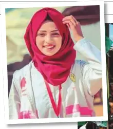  ??  ?? ■ Razan Al Najjar wanted to prove that women had a role to play in the conservati­ve Palestinia­n society of Gaza.