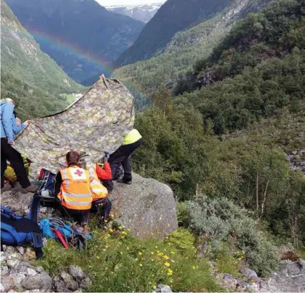  ?? FOTO: ODDA RØDE KORS HJELPEKORP­S ?? ngsaksjone­r.