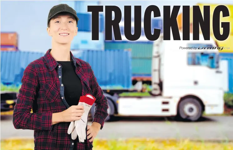  ?? — GETTY IMAGES FILES ?? Despite claims of a driver shortage, our resident trucker says the system created the problem and that there are lots of qualified women drivers out there.