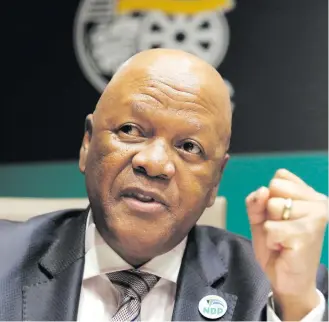  ?? Picture: Gallo Images ?? CLEAN SWEEP. Energy Minister Jeff Radebe has replaced the board of the Nuclear Energy Corporatio­n of South Africa (Necsa) and appointed an interim CEO.