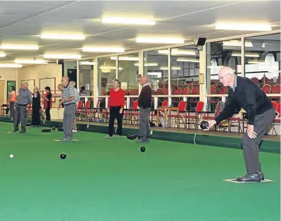  ?? Picture: Gareth Jennings. ?? Arbroath and District Indoor Bowling Club will have to pay out many thousands to remove asbestos from its building but has said there is no risk to players or visitors.