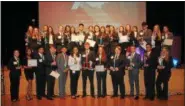  ?? SUBMITTED ?? Future Business Leaders of America students from Harvey High School in Painesvill­e earn top honors at the 2017 state competitio­n.