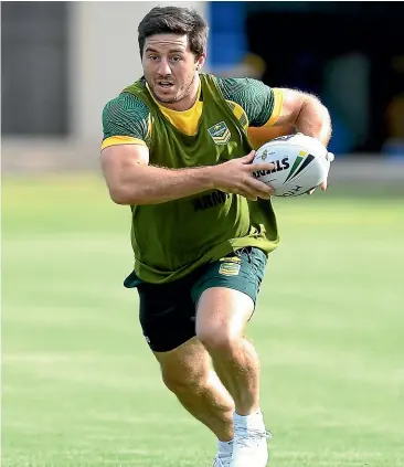  ?? GETTY IMAGES ?? Ben Hunt will be ready to slot in the halves or hooker off the interchang­e bench for the Kangaroos when they play the Kiwis in Auckland tomorrow.