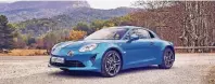  ?? FOTO: RENAULT ?? Französisc­he Wiedergebu­rt: Die neue Alpine A110 lehnt sich formal durchaus an ihren Vorgänger an.