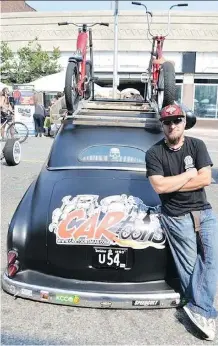  ?? CARTOONS FACEBOOK PAGE ?? Car enthusiast Marc Methot of St. Catharines, Ont., is the man behind a resurrecte­d CARtoons magazine.