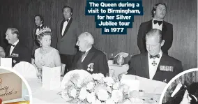  ?? ?? The Queen during a visit to Birmingham, for her Silver Jubilee tour in 1977