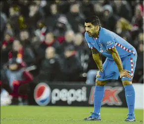  ?? EFE ?? Luis Suárez volvió a jugar en Anfield donde recibió abucheos, aunque también aplausos