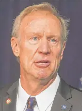  ?? TYLER LARIVIERE/ SUN- TIMES FILE PHOTO ?? Gov. Bruce Rauner on Friday will attend a press conference with Transporta­tion Secretary Elaine Chao.