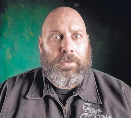  ?? COURTESY OF JOEL FRIJOFF ?? Hip-hop artist Sage Francis is working on new music with fellow musician B. Dolan.