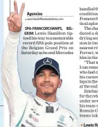  ?? AFP ?? Lewis Hamilton.