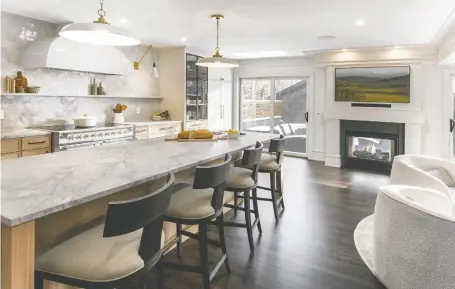  ?? CRAFTED EDGE HOMES ?? Crafted Edge Homes' Riverdale Ritz is a finalist for Best Kitchen Renovation — $131,000 and over in the 2023 BILDCR Awards. The winners of the awards will be announced at the BILDCR Awards gala to be held at the Telus Convention Centre on April 20.