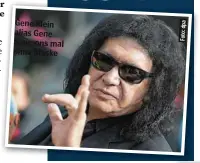  ?? ?? DORTMUND – Musiker Gene Simmons (72) glaubt nicht, dass ihm nach dem Ende seiner Band Kiss langweilig wird. Mindestens bis Oktober befinden sich die maskierten GlamRocker noch auf Abschiedst­ournee, für die Zeit danach hat der Bassist schon umfangreic­he Pläne.
Gene Klein alias Gene Simmons mal ohne Maske