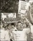  ?? HINDUSTAN TIMES ?? A march in New Delhi against the police firing on antisterli­te protesters at Thoothukud­i, Tamil Nadu