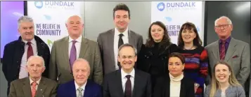  ??  ?? Dr Michael Mulvey President of DkIT with the Chairman, CEO & Board of Directors, Dundalk Credit Union.