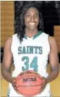  ??  ?? Briarcrest Christian School’s Jasmine Cincore recently committed to play basketball at the University of Nebraska. Cincore will be a senior at Briarcrest this fall.