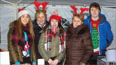  ??  ?? Amy Lane, Pauline O Connor, Rosin Curtin, Kathleen Leahy and Adam Driver.