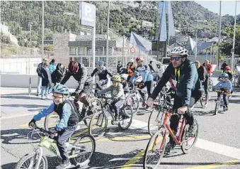  ??  ?? La Bicicletad­a del pasado sábado.