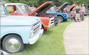  ?? Westside Eagle Observer/RANDY MOLL ?? Trucks and cars of all makes and models were on display at Gentry’s annual Freedom Festival on Thursday.