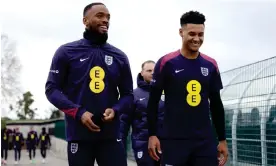  ?? Photograph: Eddie Keogh/The FA/Getty Images ?? Ivan Toney and Ollie Watkins: who will get that place on the England bench at the Euros?