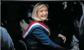  ?? Foto: Efe ?? Marine Le Pen, líder de Agrupación Nacional.