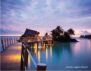  ??  ?? Likuliku Lagoon Resort