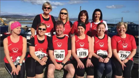  ??  ?? A happy bunch of Drogheda and District runners before the Wicklow Gaelbreak 10K recently.