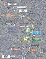  ?? Chattanoog­a Industrial LLC ?? The new Catoosa I-75 Industrial Park consists of two building sites located between I-75 and U.S. Highway 41.