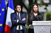  ?? (Photo MaxPPP) ?? Yasmine Bouzergan-Marzouk, ici devant son oncle Saïd, a bouleversé la France entière lors de son émouvant témoignage.