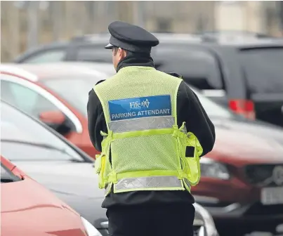  ?? Picture: Kris Miller. ?? Parking charges were introduced from 1pm on a Sunday by the previous Labour administra­tion in Fife.