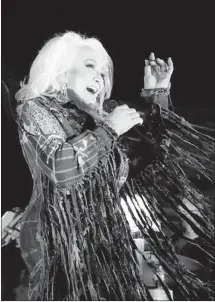  ?? Submitted Photo ?? Tanya Tucker has announced that illness is forcing her to postpone a concert scheduled for Saturday night in the Fine Arts Center on the East Arkansas Community college Campus. The concert is reschedule­d for March 25.