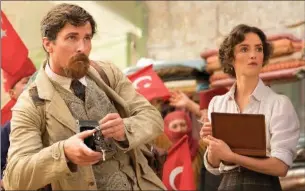  ?? JOSE HARO, OPEN ROAD FILMS ?? Christian Bale and Charlotte Le Bon in "The Promise."