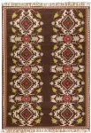  ??  ?? Handwoven Astana Kelim rug, £1,585 for W244xl366c­m, Oka