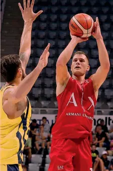  ?? CIAMILLO ?? Nemanja Nedovic, 27 anni, prima stagione a Milano