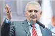  ?? Foto: afp ?? Gegen die Todesstraf­e: Ministerpr­äsident Binali Yildirim.
TÜRKEI