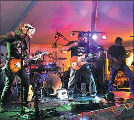 ?? SUBMITTED PHOTO ?? The Annapolis-based post-grunge band Jimmie’s Chicken Shack performed last year at La Plata’s Rocktoberf­est.