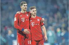  ?? FOTO: IMAGO ?? Leon Goretzka (li.) und Joshua Kimmich bilden im defensiven Mittelfeld des FC Bayern ein neues starkes Duo.