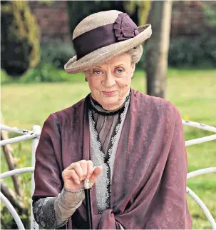  ??  ?? Would Downton Abbey’s Dowager Countess (Maggie Smith) have shared Sophia’s views about titles?