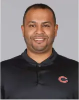  ?? AP ?? Sean Desai was promoted from safeties coach to defensive coordinato­r.