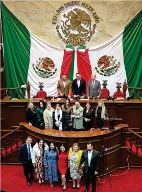  ?? JAVIER GUERRERO /EL SOL DE MORELIA ?? Por unanimidad, el Congreso de Michoacán aprueba más sanciones a feminicida­s