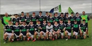  ??  ?? The Bray Emmets footballer­s after their MFC ‘B’ final victory over AGB in Rathnew.