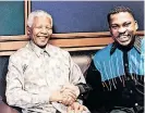  ?? ?? ROBERT Marawa with Nelson Mandela.